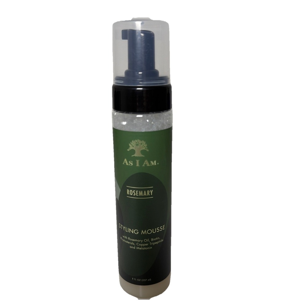 AS I AM Rosemary Mint Styling Mousse ( 8oz / 237 ml ) All Natural Mousse‎